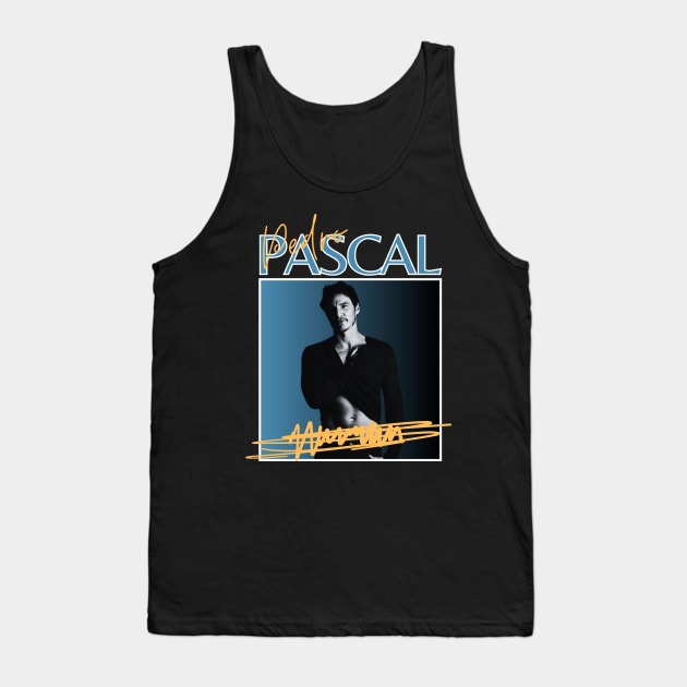 Pedro pascal///original retro Tank Top by DetikWaktu